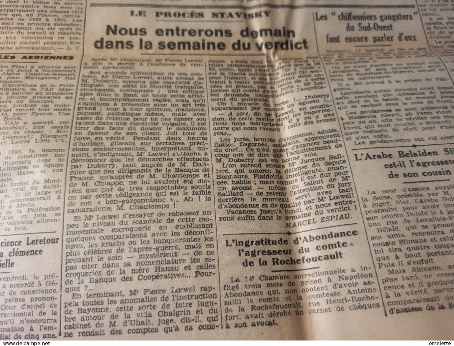 AMI PEUPLE 36/MAIN TENDUE HERRRIOT/CHANCEL ETHIOPIE/MALAKOFF INCENDIE/GAILLON ASSASSINAT/STAVISKY - Other & Unclassified