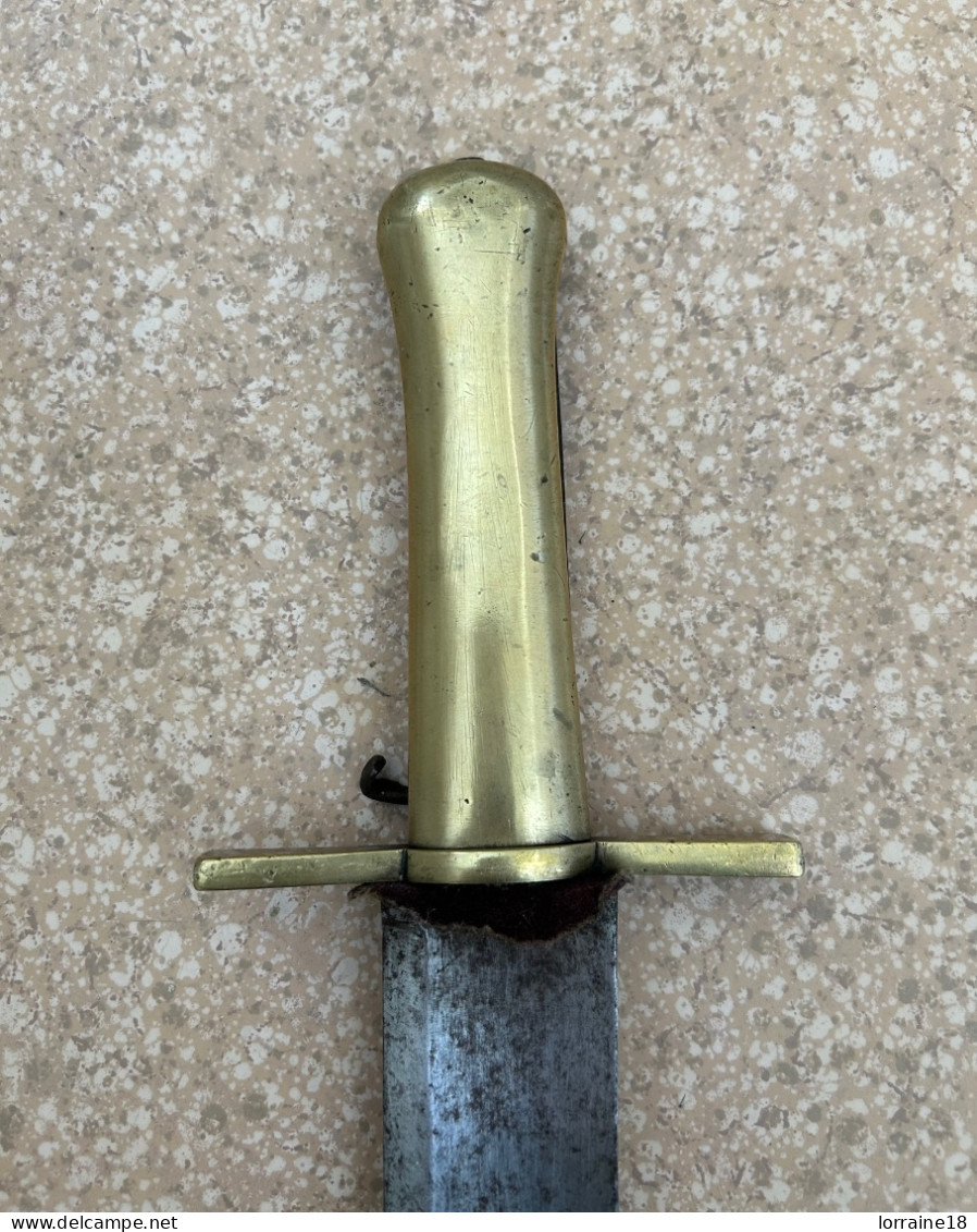 Rare Baïonnette Suisse, Pour Carabine De Chasseurs - Armas Blancas