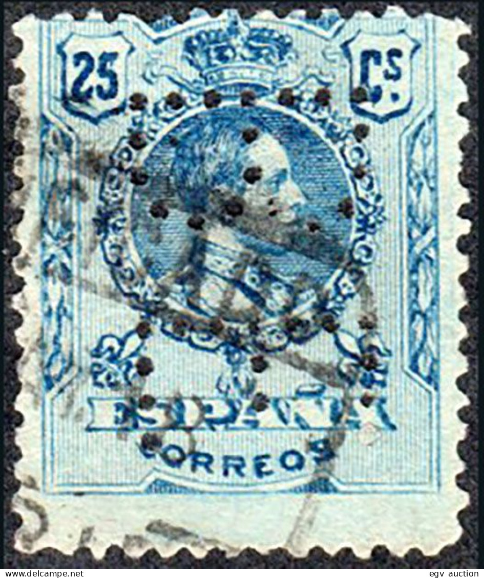 Madrid - Perforado - Edi O 274 "BE" (Banco) - Used Stamps