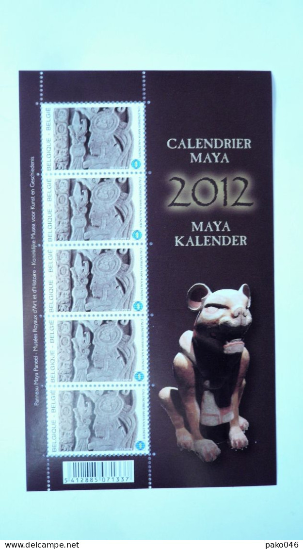F 4194** – Neuf – 2012 -  Le Calendrier Maya – Feuillet Avec 5 Timbres 1W - 2011-2020