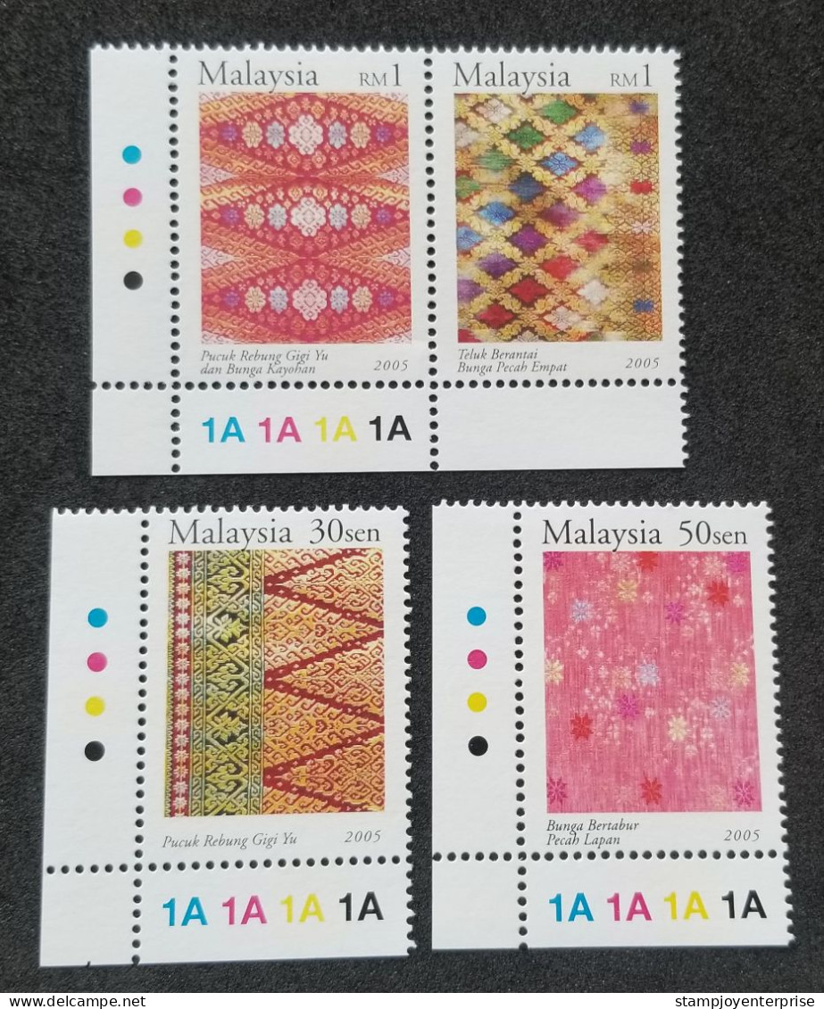 Malaysia Regal Heritage 2005 Textile Cloth Pattern Batik (stamp Color) MNH - Maleisië (1964-...)