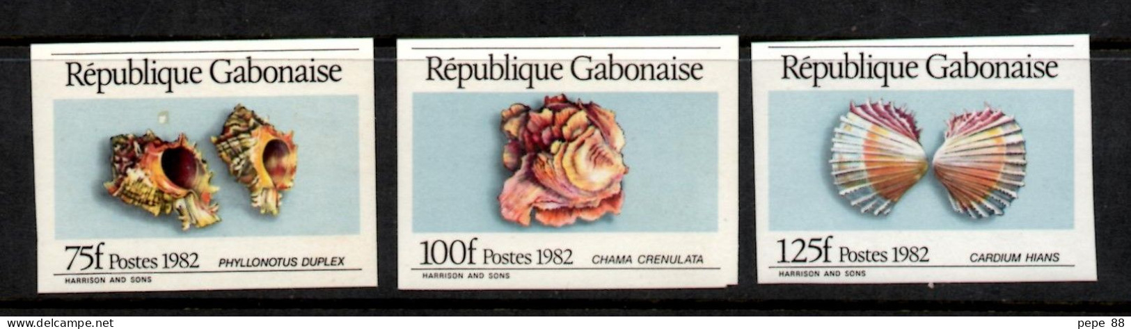 Gabon 1982 Poste 372/374 - Gabun (1960-...)