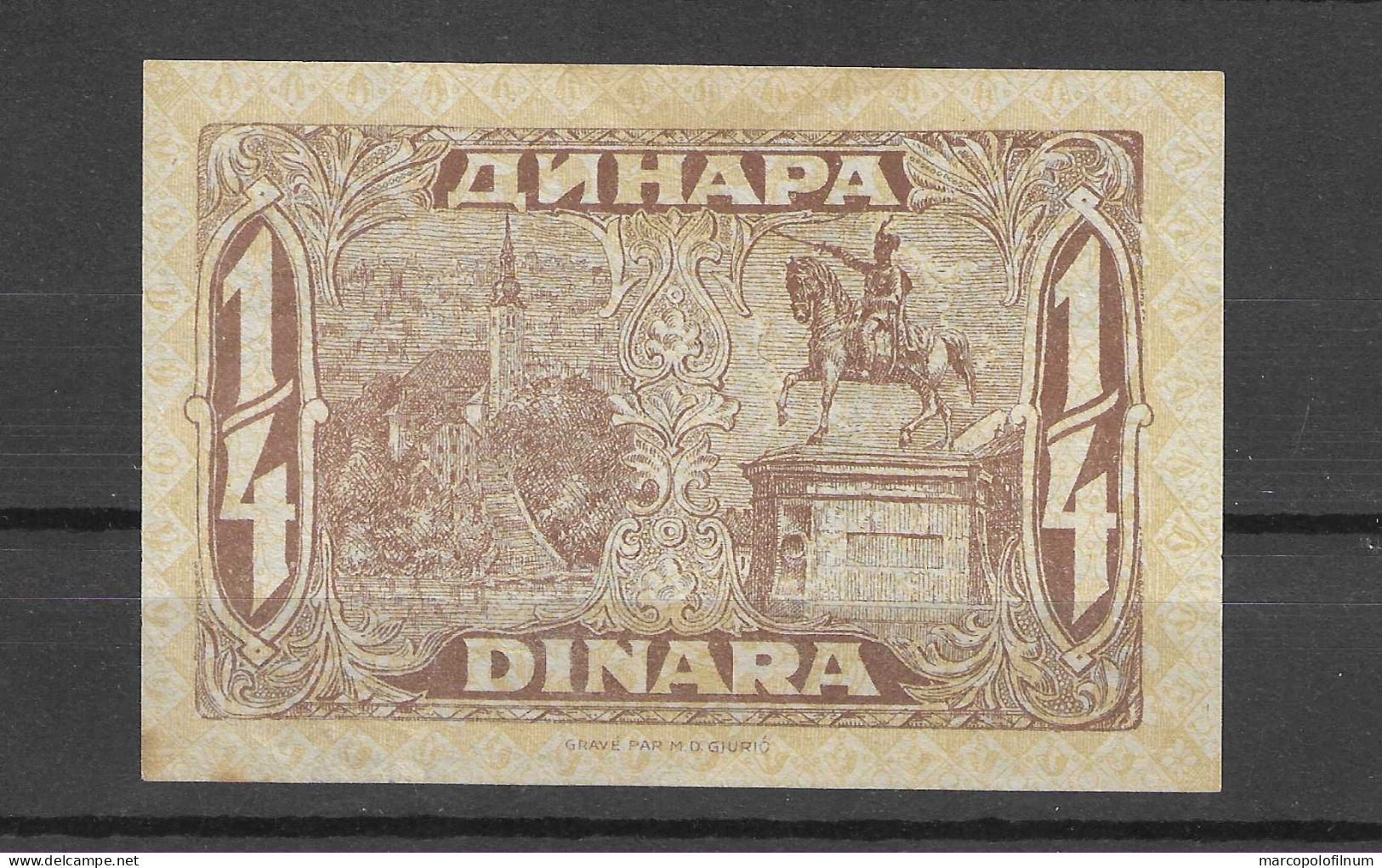 1921 -  JUGOSLAVIA - REGNO - 25 PARA = 1/4 DINAR  - SPL - FDS - - Joegoslavië