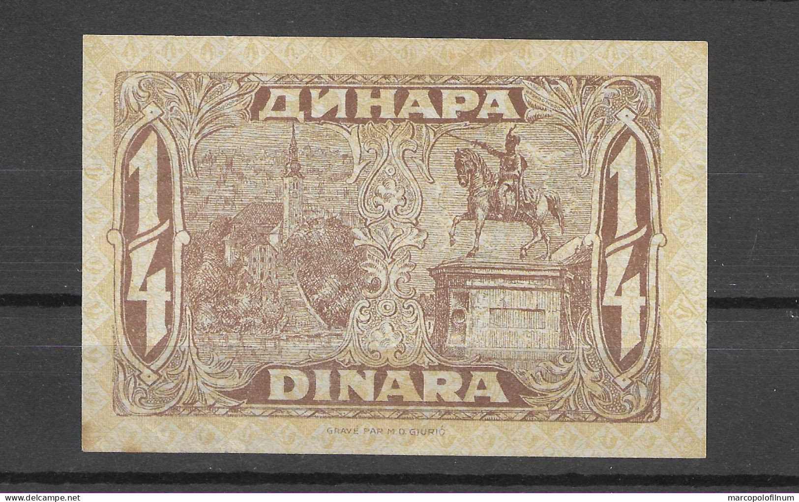 1921 -  JUGOSLAVIA - REGNO - 25 PARA = 1/4 DINAR  - SPL - FDS - - Jugoslavia
