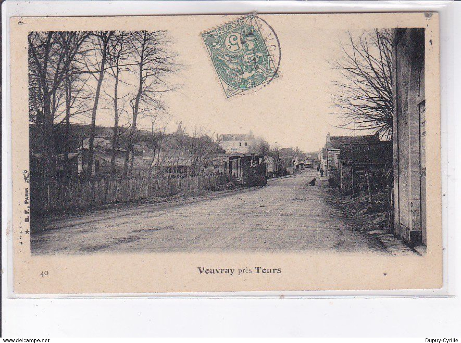 VOUVRAY: Rue Du Village, Chemin De Fer - Très Bon état - Vouvray