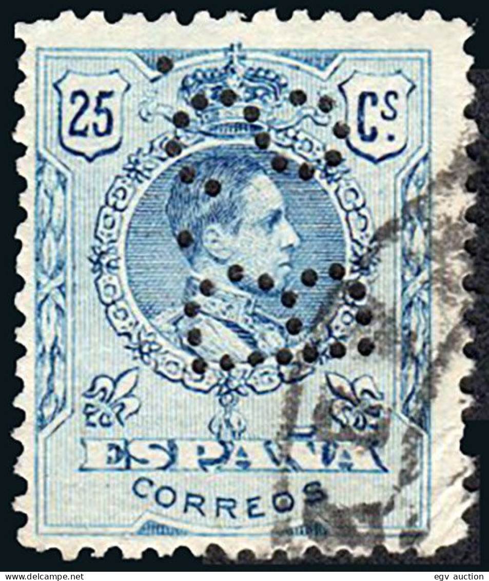 Madrid - Perforado - Edi O 274 - "B.S." Ancho - Used Stamps