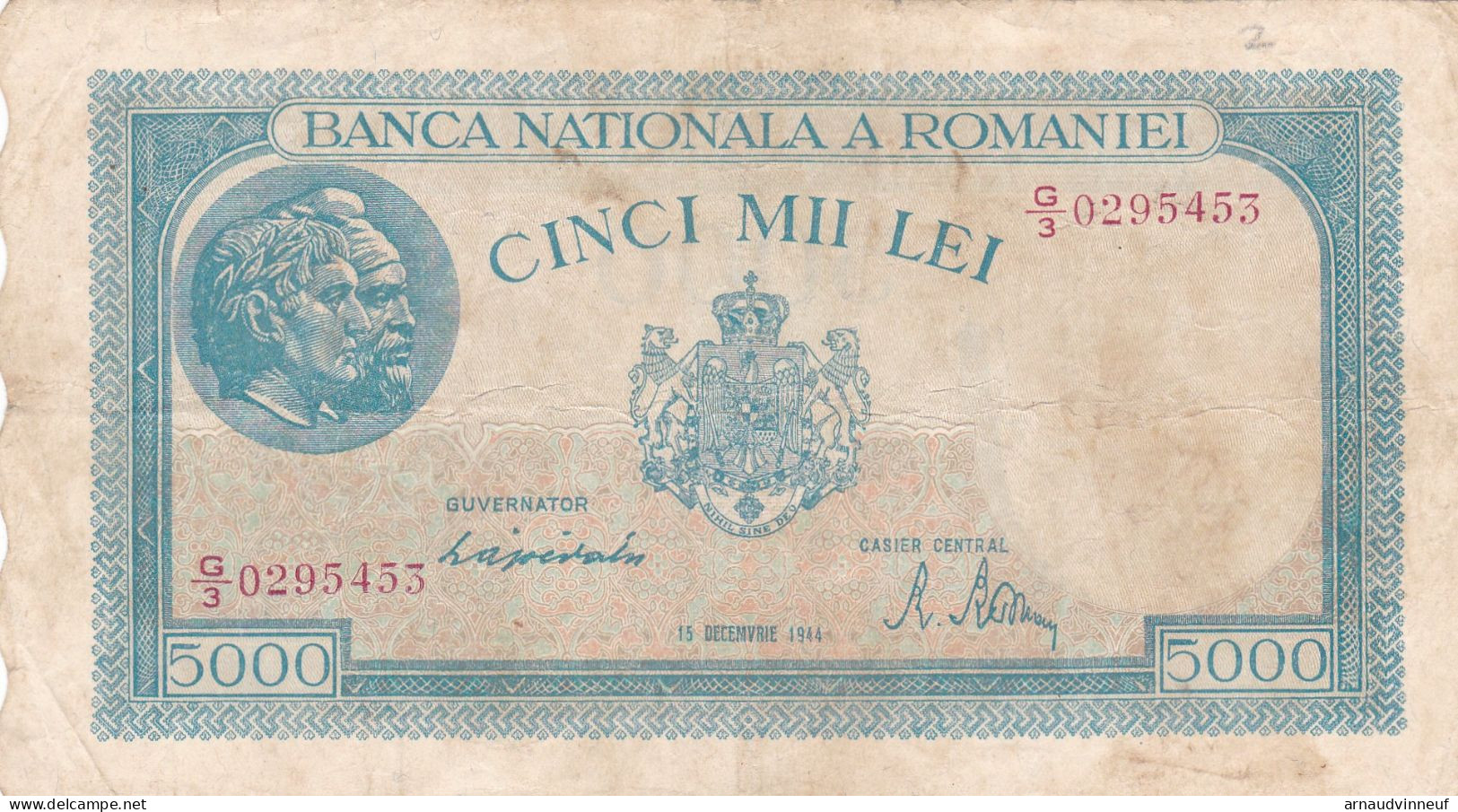 ROMANIA 5000 1944 - Roumanie