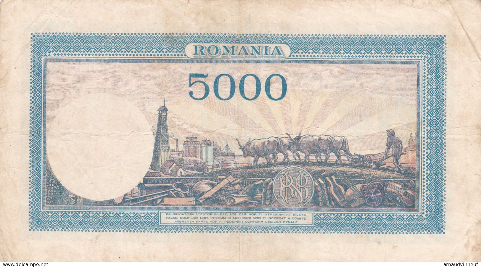 ROMANIA 5000 1944 - Roumanie
