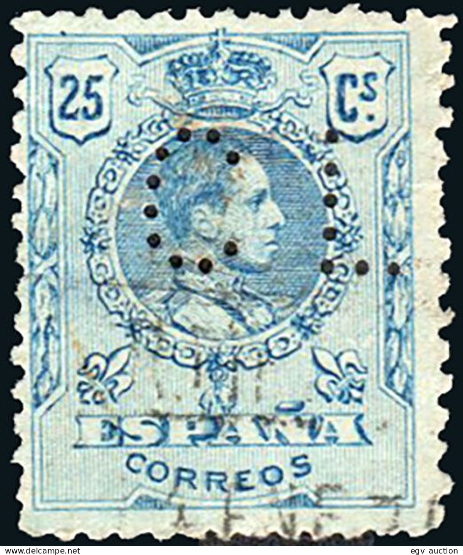 Madrid - Perforado - Edi O 274 - "C.L." (Banco) - Used Stamps