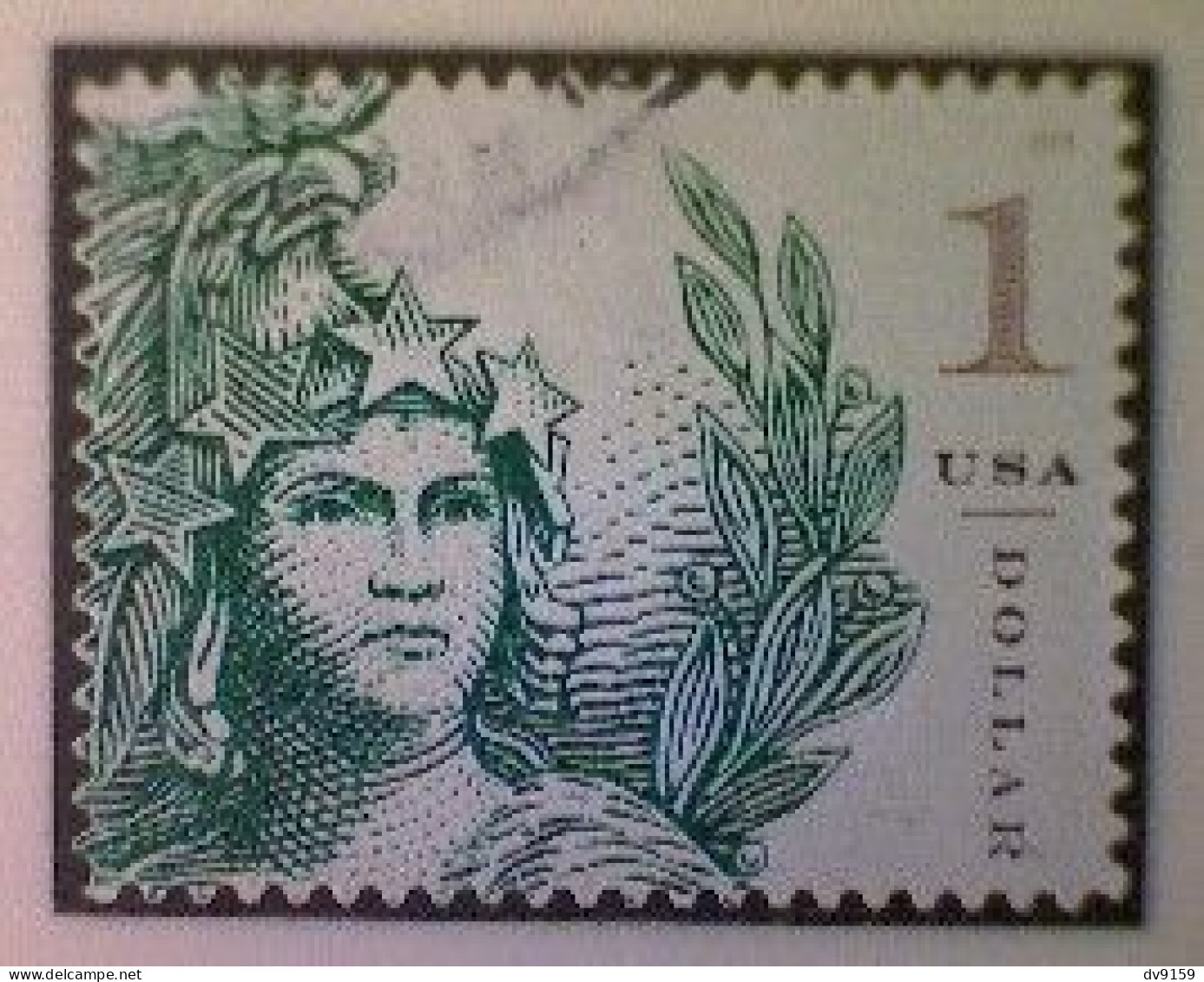 United States, Scott #5295, Used(o), 2018, Statue Of Freedom, $1.00, Emerald - Used Stamps