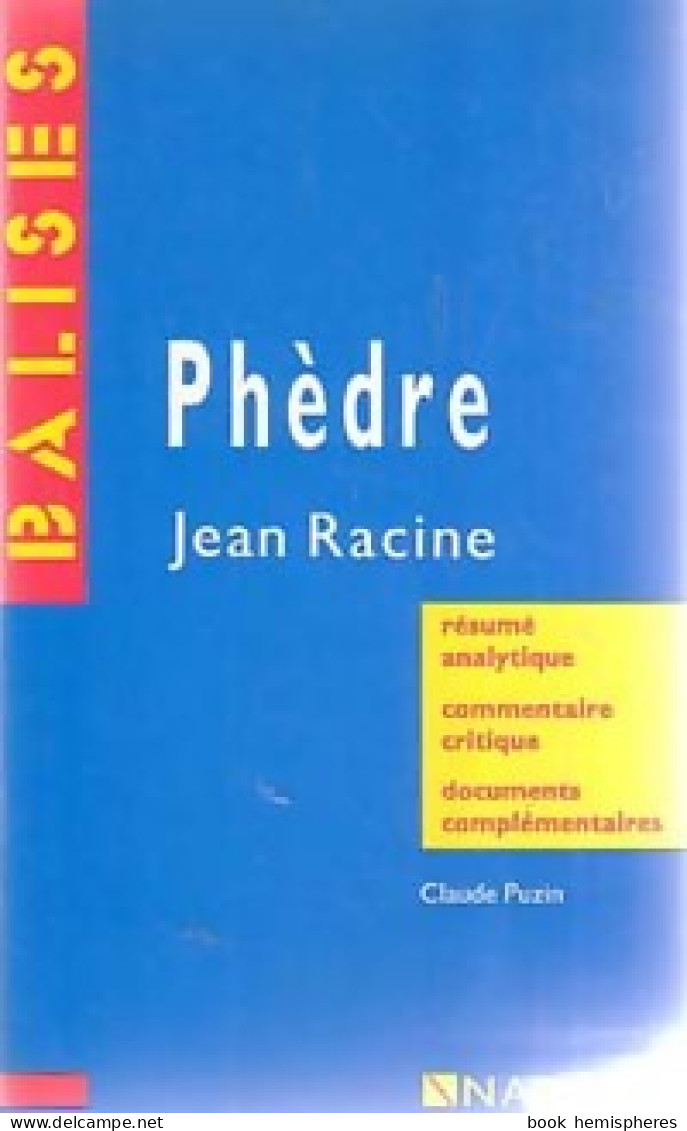 Phèdre (1990) De Jean Racine - Autres & Non Classés