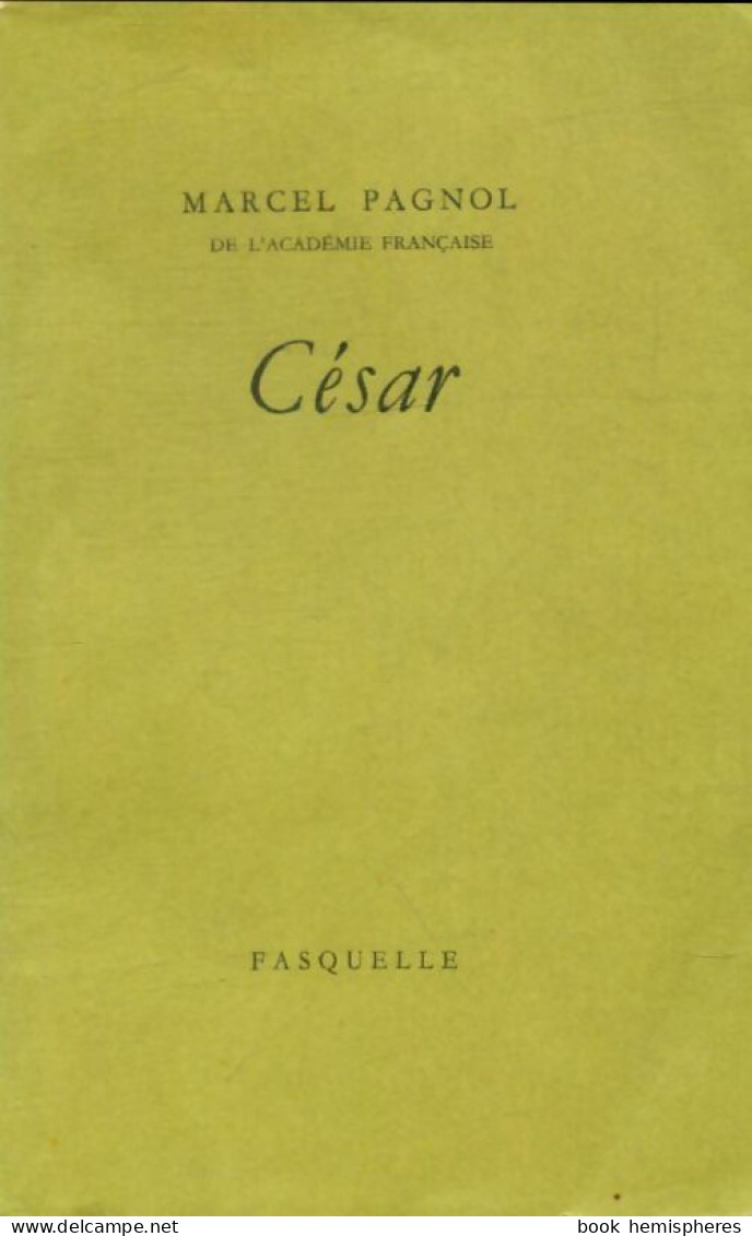 César (1958) De Marcel Pagnol - Sonstige & Ohne Zuordnung