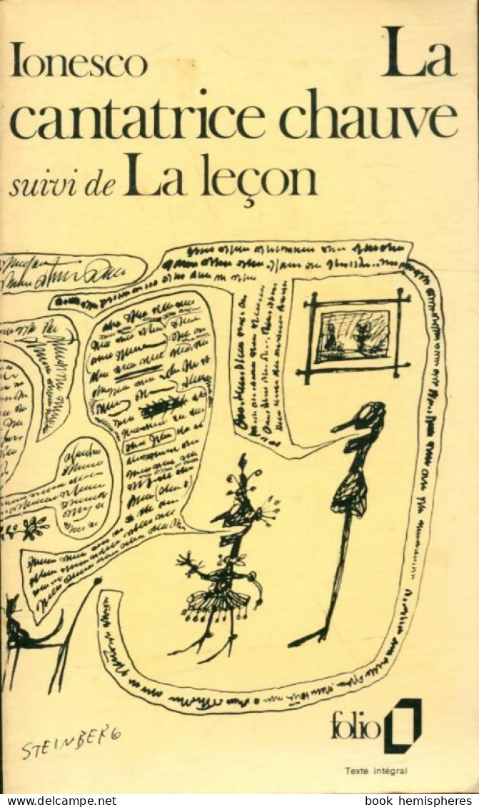 La Cantatrice Chauve / La Leçon (1972) De Eugène Ionesco - Sonstige & Ohne Zuordnung