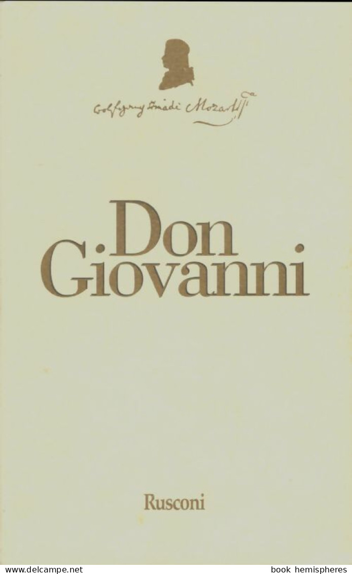 Don Giovanni (1998) De Wolfgang Amadeus Mozart - Musique