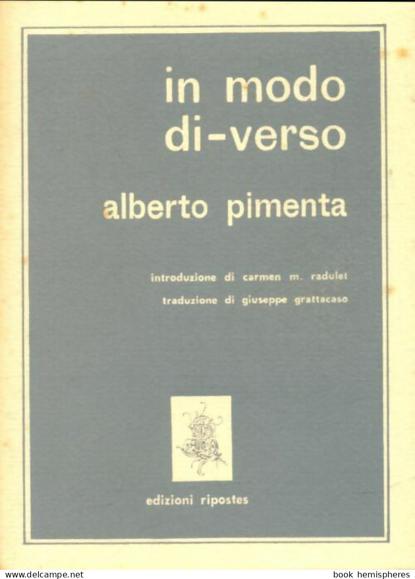 In Modo Di-verso (0) De Alberto Pimenta - Altri & Non Classificati