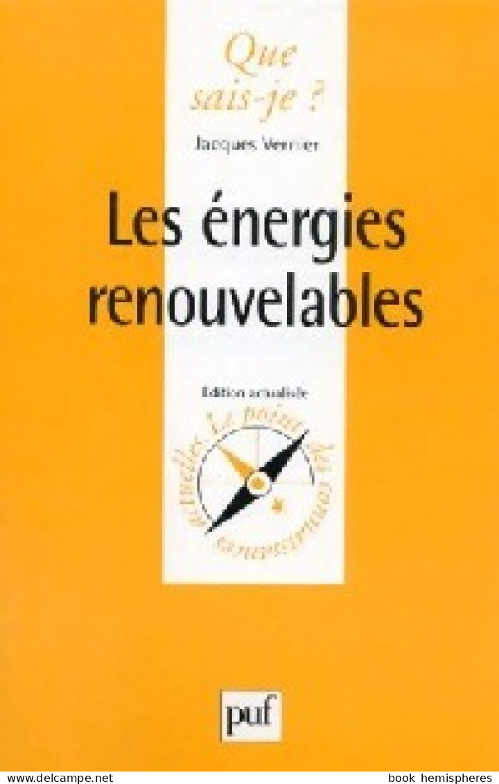 Les énergies Renouvelables (1997) De Jacques Vernier - Natur