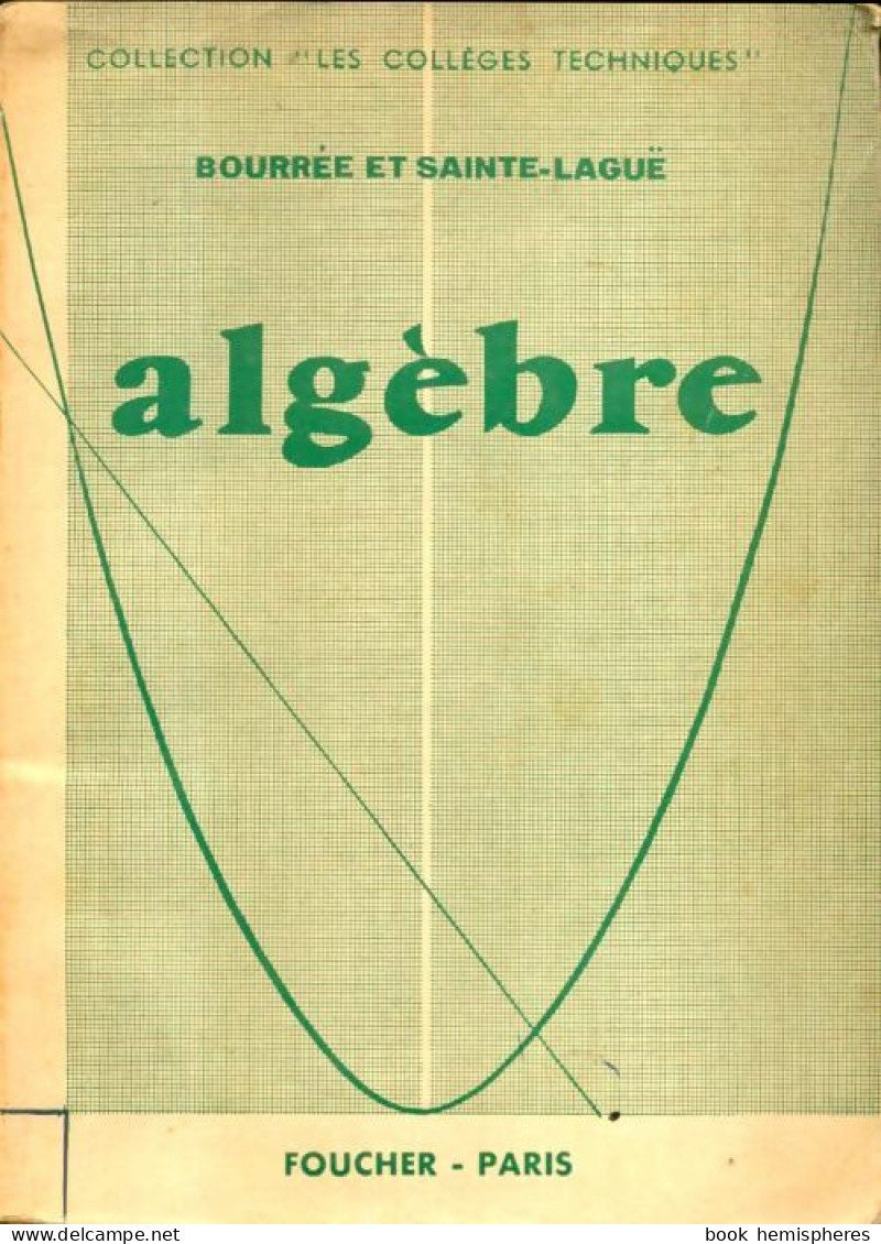 Algèbre (1954) De André Bourrée - 12-18 Jahre