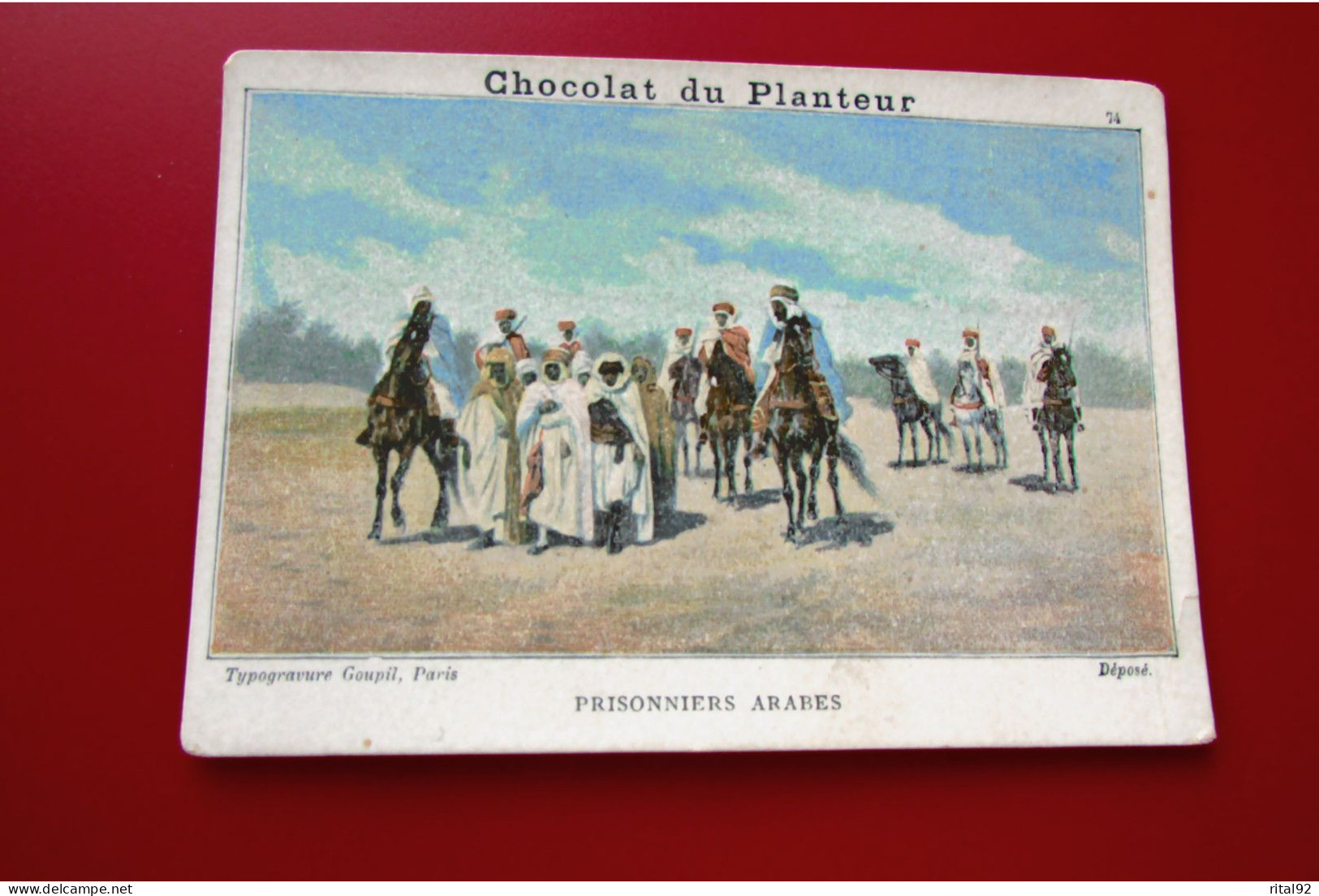 Chromo "Chocolat Du PLANTEUR" - Série "Armée Française 1900" - Autres & Non Classés