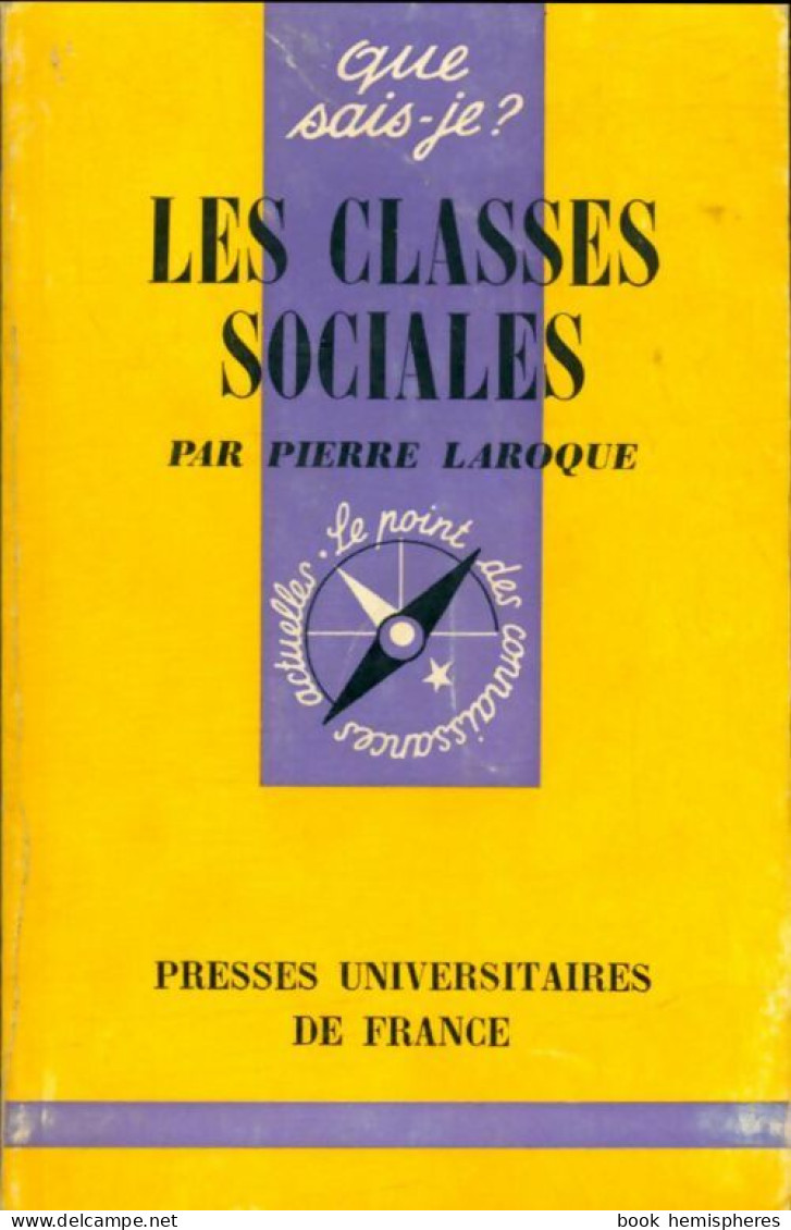 Les Classes Sociales (1972) De Pierre Laroque - Wetenschap