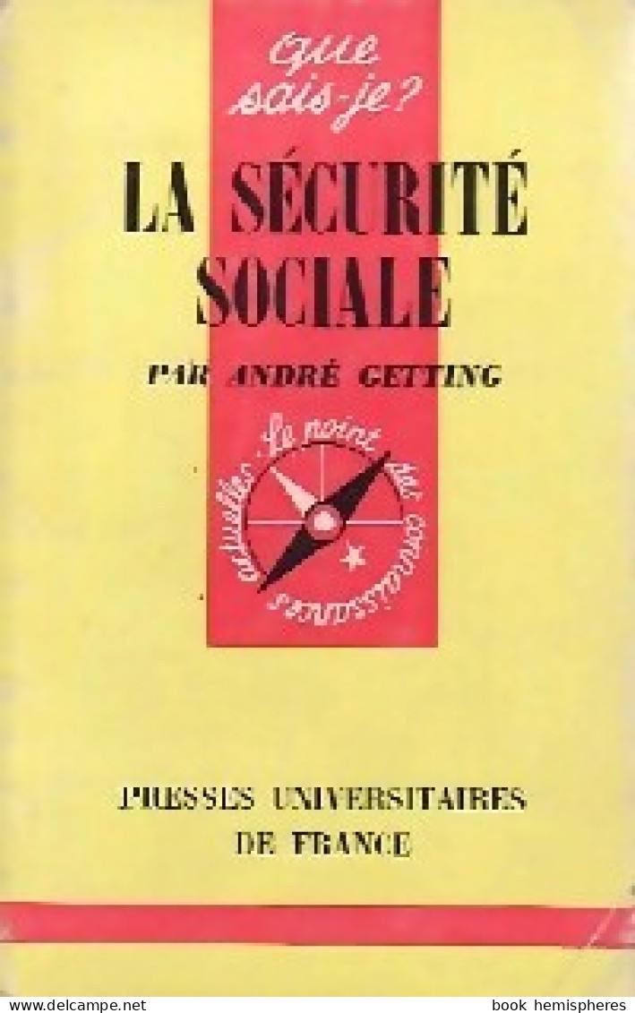 La Sécurité Sociale (1973) De André Getting - Economie