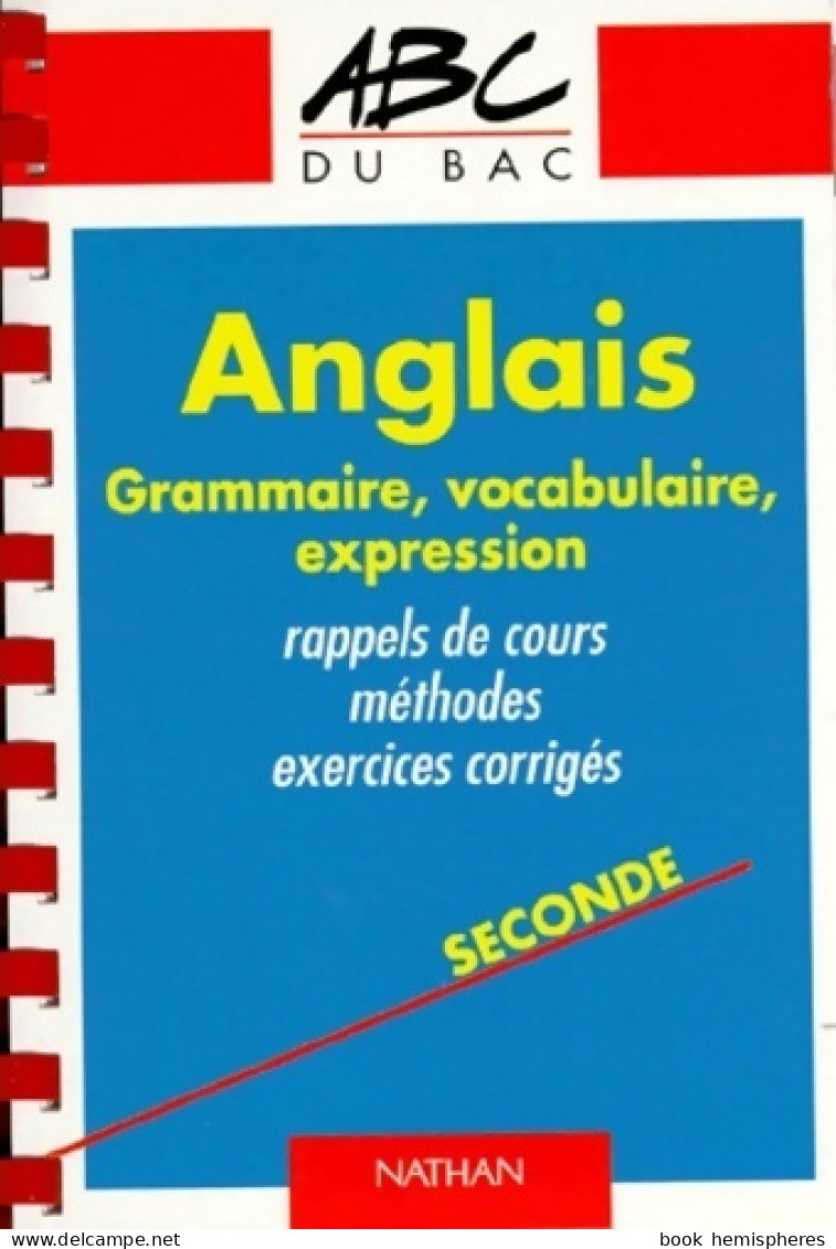 Anglais Seconde (1993) De Claude Vollaire - 12-18 Years Old