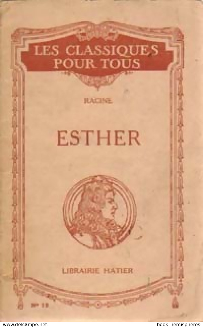 Esther (1944) De Jean Racine - Sonstige & Ohne Zuordnung