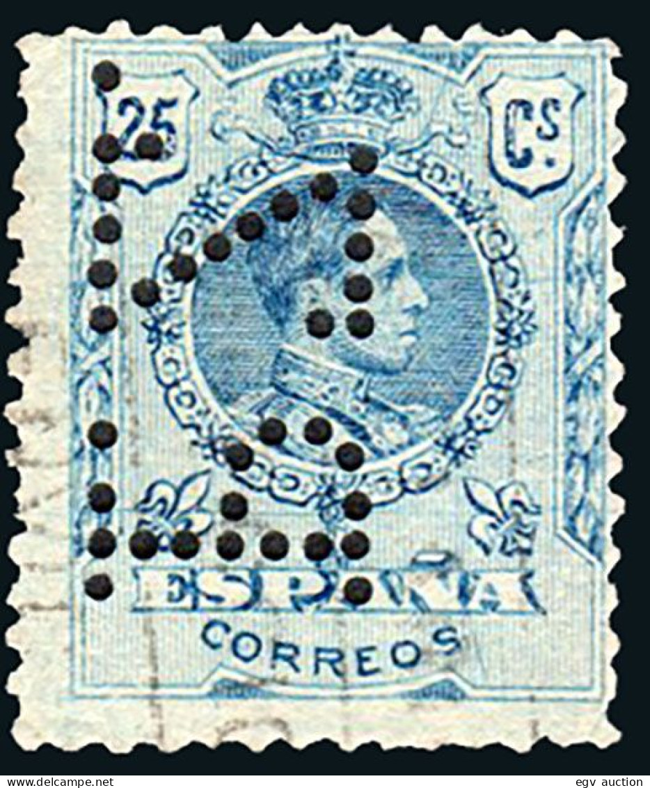 Madrid - Perforado - Edi O 274 - "P.Z." (Aparatos Eléctricos) - Used Stamps