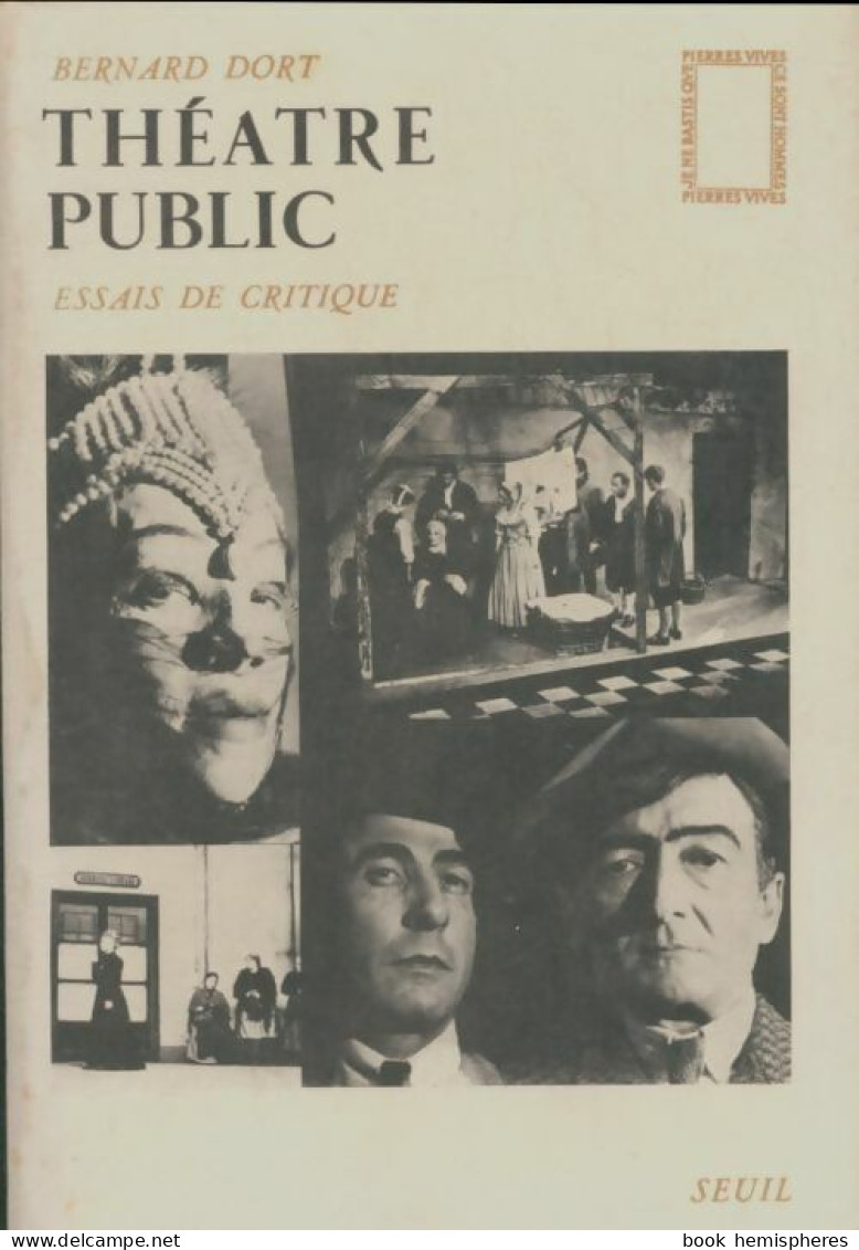 Théâtre Public : 1953-1966 (1967) De Bernard Dort - Other & Unclassified