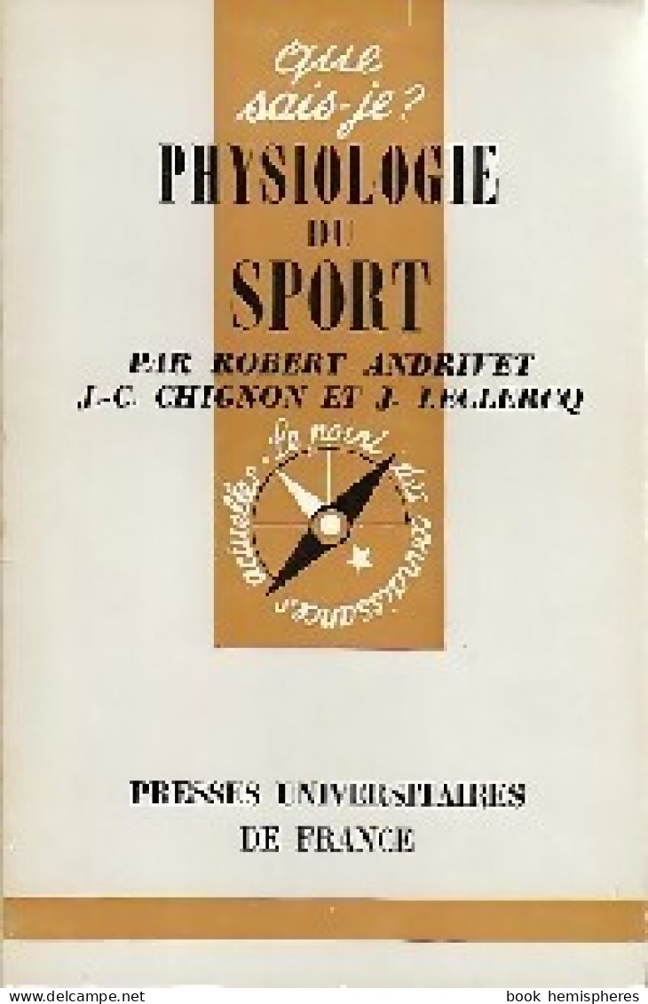 Physiologie Du Sport (1979) De Jean-Claude Leclercq - Sciences