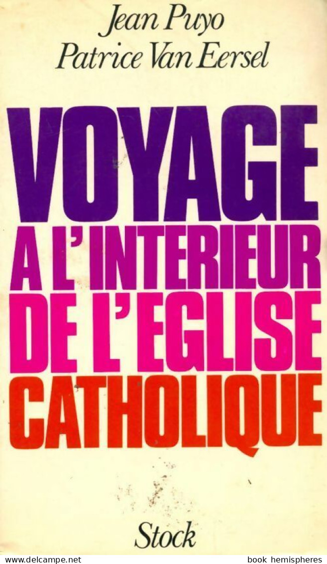 Voyage à L'intérieur De L'Église Catholique (1977) De Jean Puyo - Religión