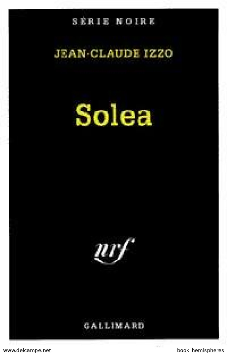 Solea (1998) De Jean-Claude Izzo - Other & Unclassified