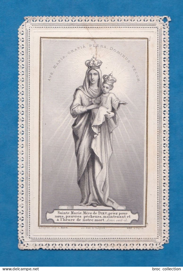 Ave Maria, Gracia Plena, Vierge à L'Enfant, Canivet, éd. C. Morel N° 488 - Imágenes Religiosas