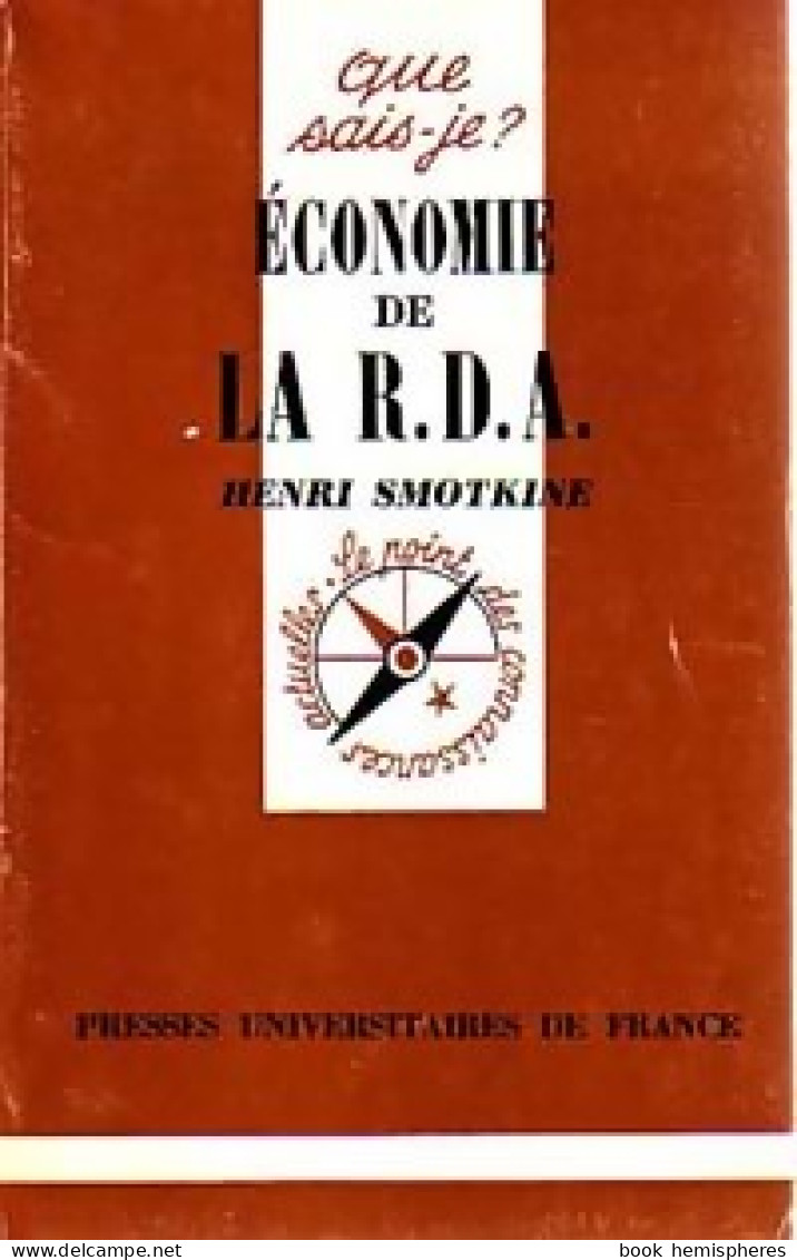 Economie De La RDA (1980) De Henri Smotkine - Economia