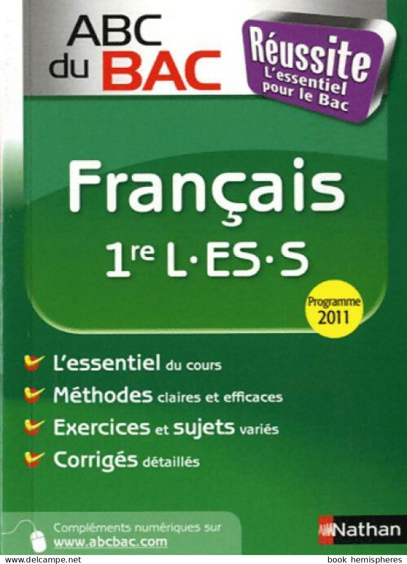 Français 1ères L, ES, S (2012) De Françoise Cahen - 12-18 Ans