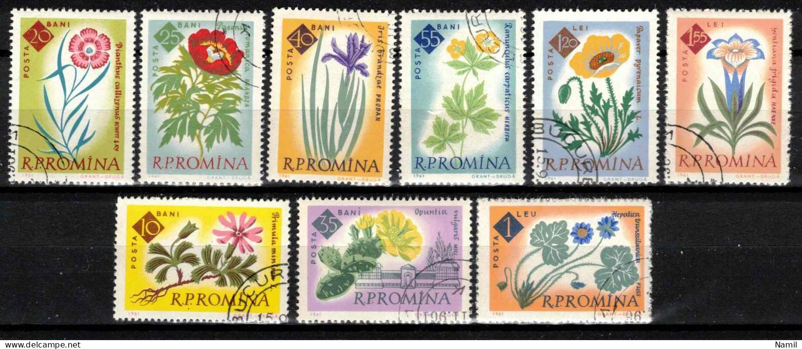 Roumanie 1961 Mi 2020-8 (Yv 1818-26), Obliteré - Used Stamps