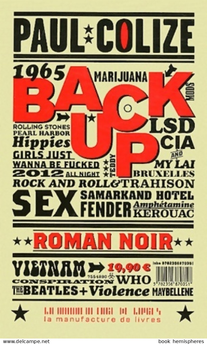 Back Up (2012) De Paul Colize - Sonstige & Ohne Zuordnung