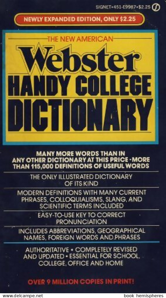 Webster Handy College Dictionary (1981) De Collectif - Dictionaries