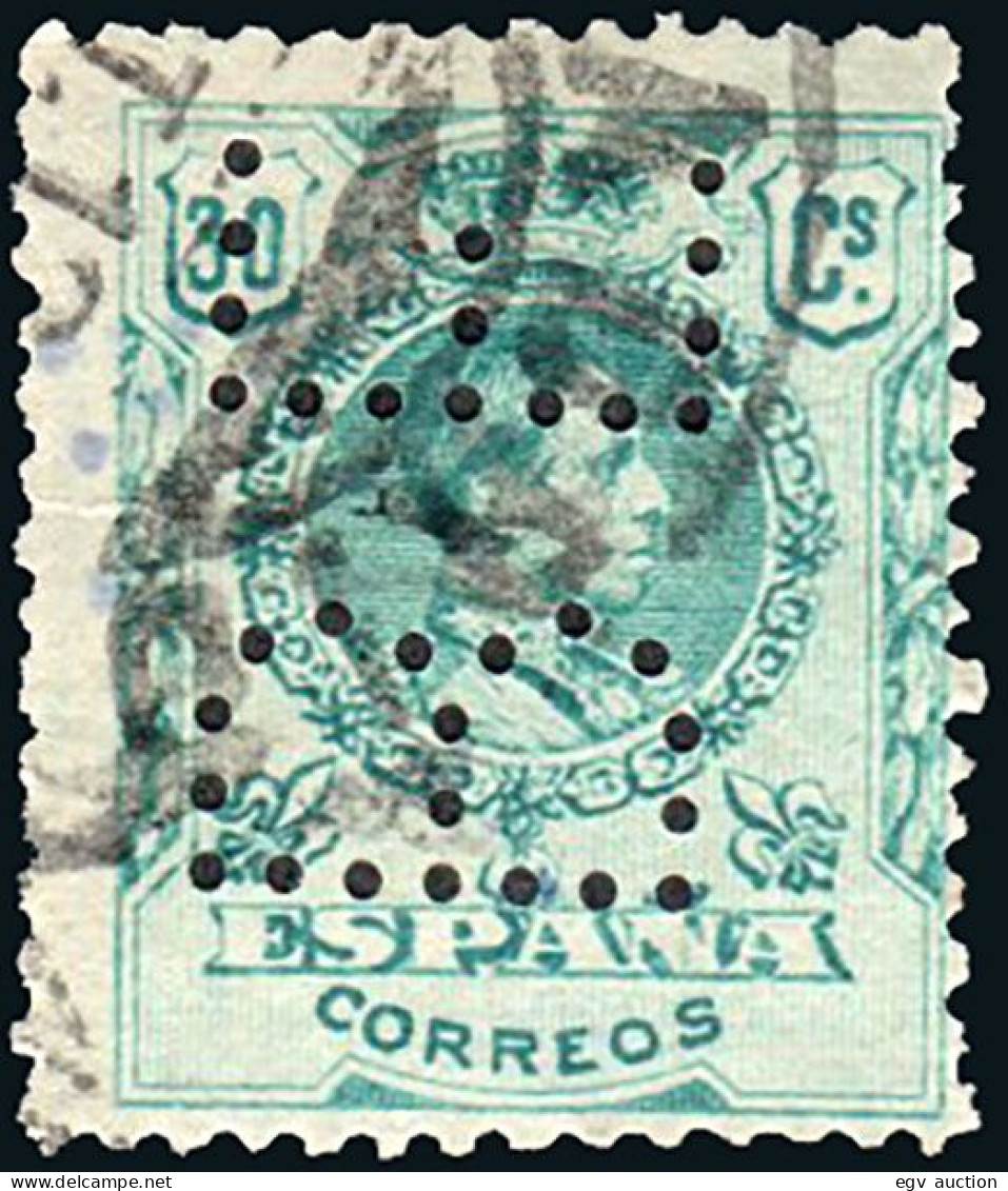 Madrid - Perforado - Edi O 275 - "B.E." (Banco) - Used Stamps