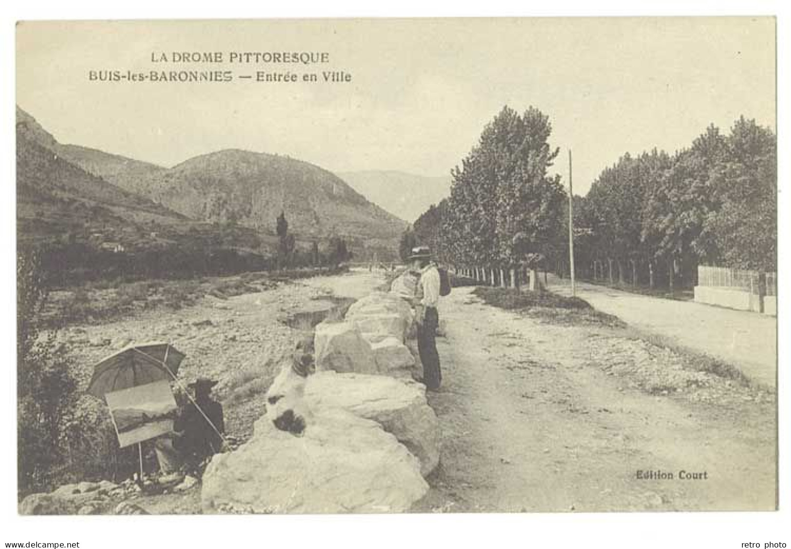 3 Cpa Buis Les Baronnies - Entrée De La Ville / Rieu-chaud / Le Pont Neuf - Buis-les-Baronnies