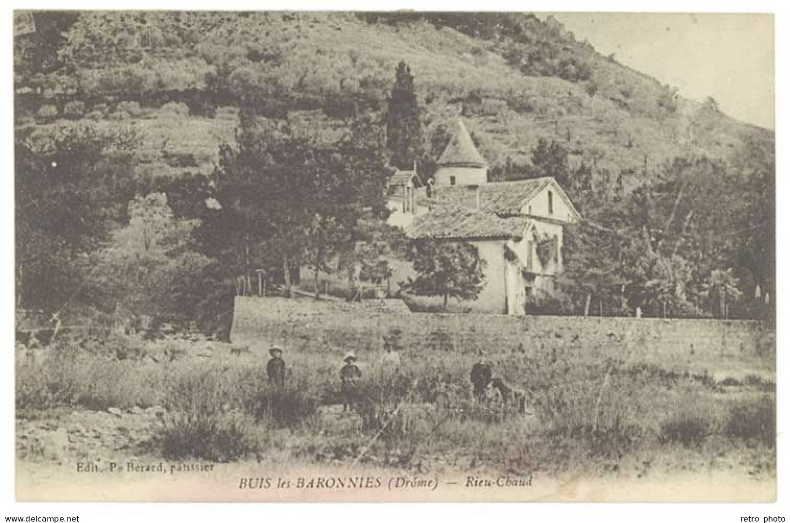 3 Cpa Buis Les Baronnies - Entrée De La Ville / Rieu-chaud / Le Pont Neuf - Buis-les-Baronnies