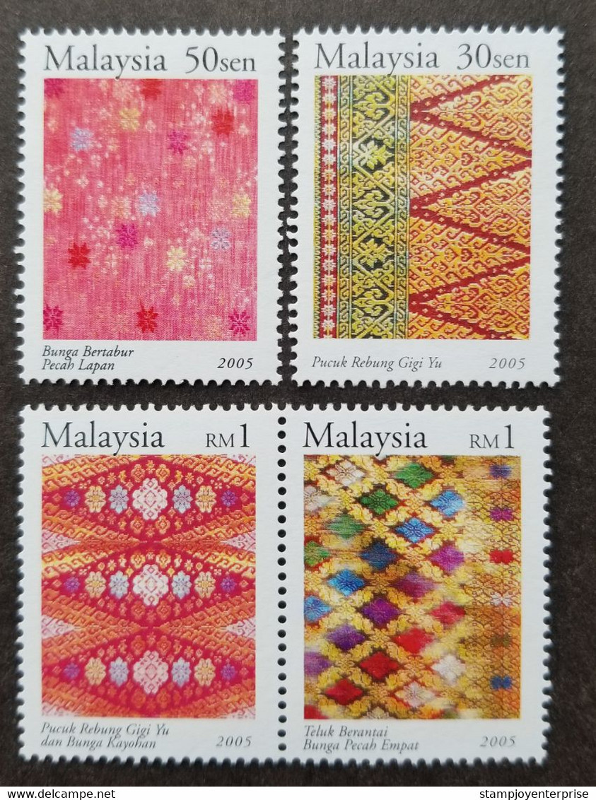 Malaysia Regal Heritage 2005 Textile Cloth Pattern Batik (sheetlet) MNH *rare - Malasia (1964-...)