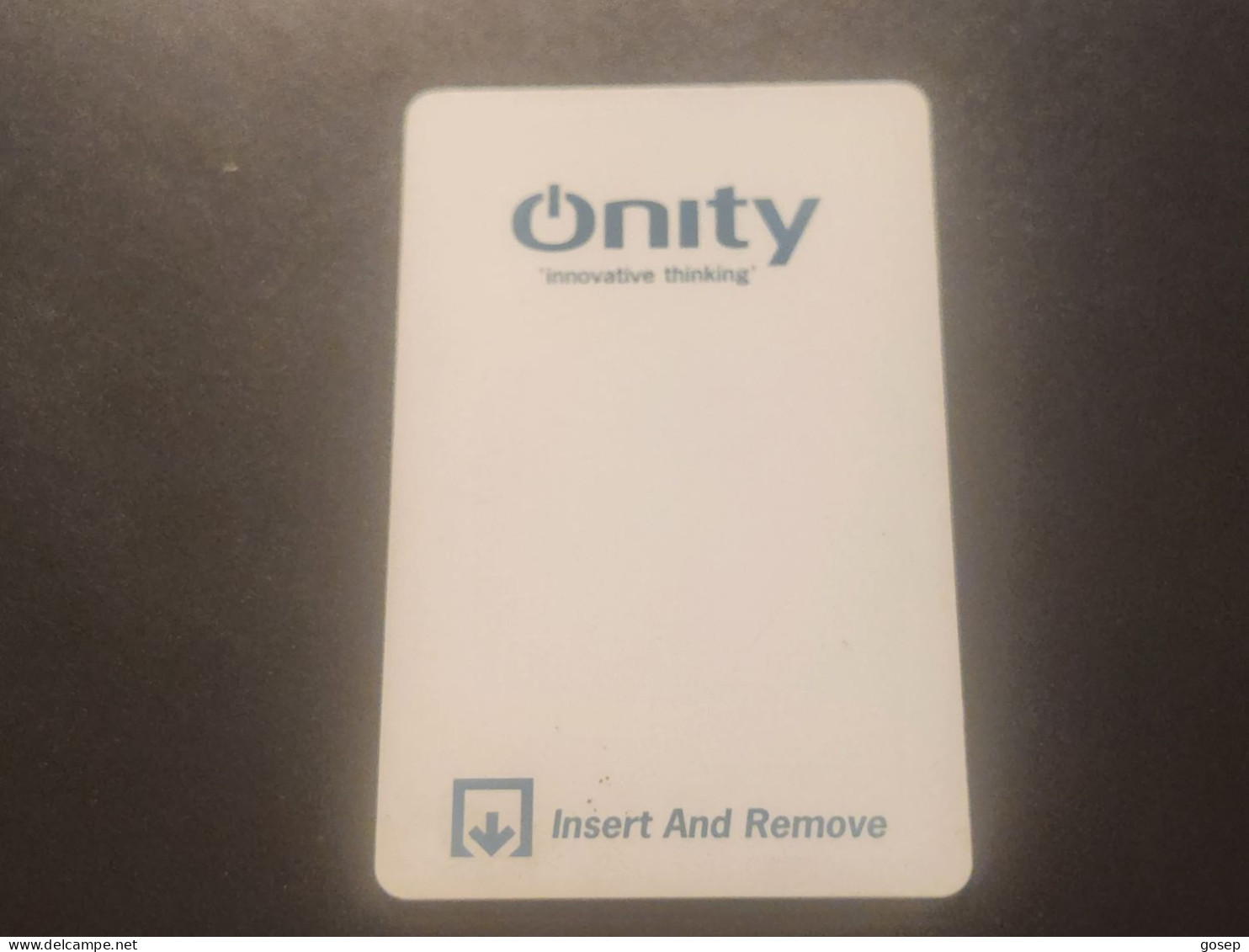 Onity HOTAL KEY-(1048)(?)GOOD CARD - Chiavi Elettroniche Di Alberghi