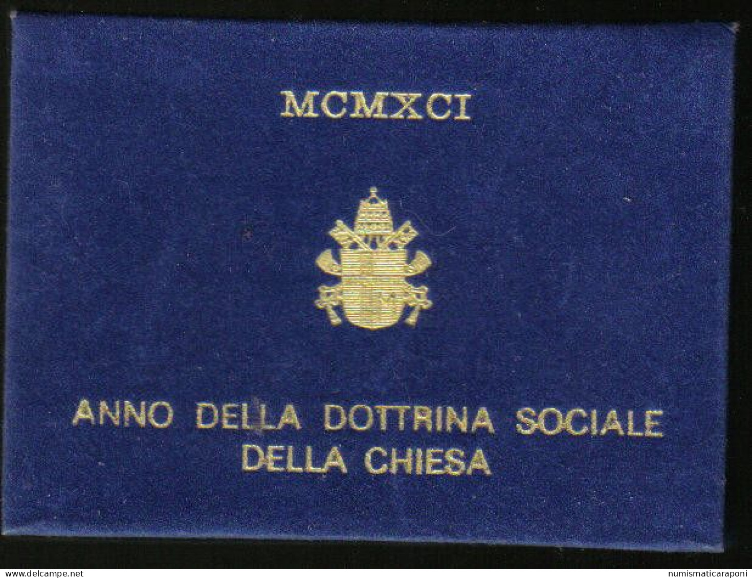 CITTA' DEL VATICANO GIOVANNI PAOLO II° 500 LIRE 1991 ANNO DELLA DOTTRINA SOCIALE Fdc - Vatican