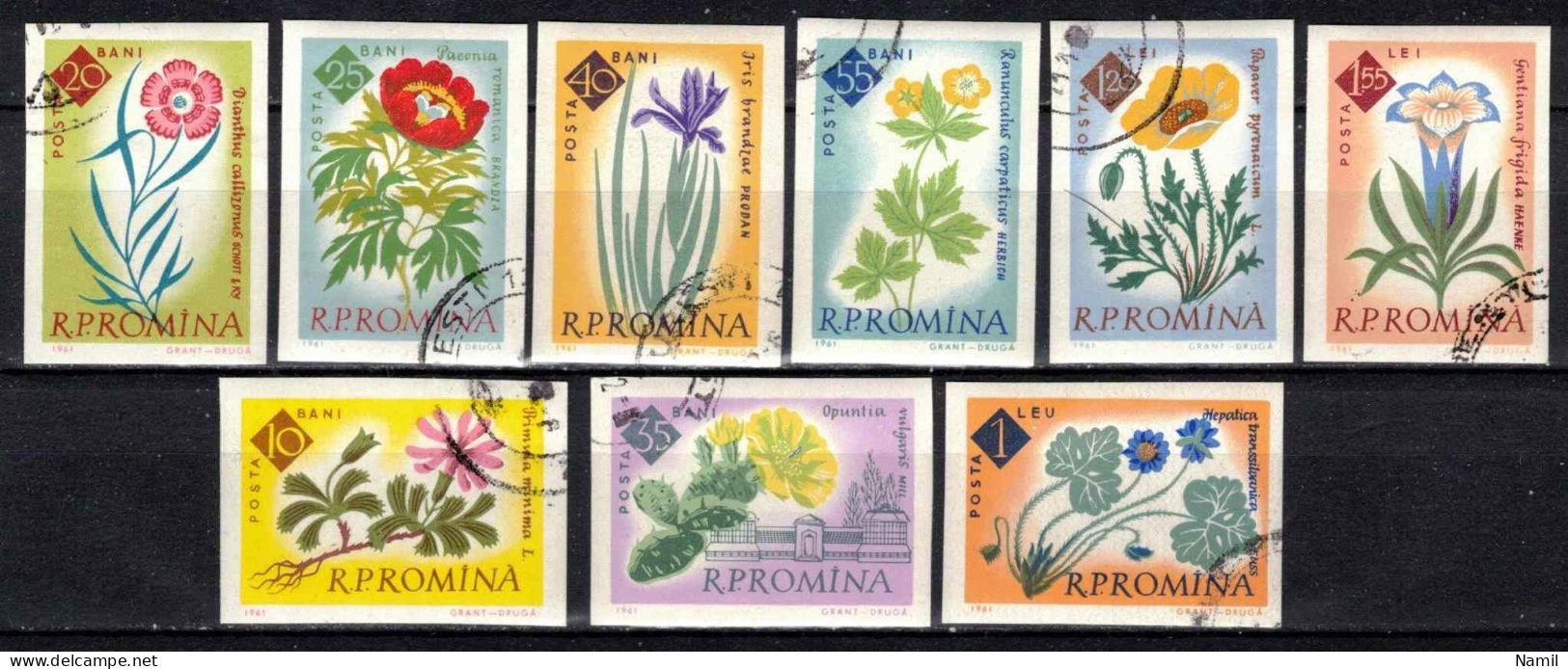 Roumanie 1961 Mi 2020-8  (Yv 1818-26 ND), Obliteré - Used Stamps