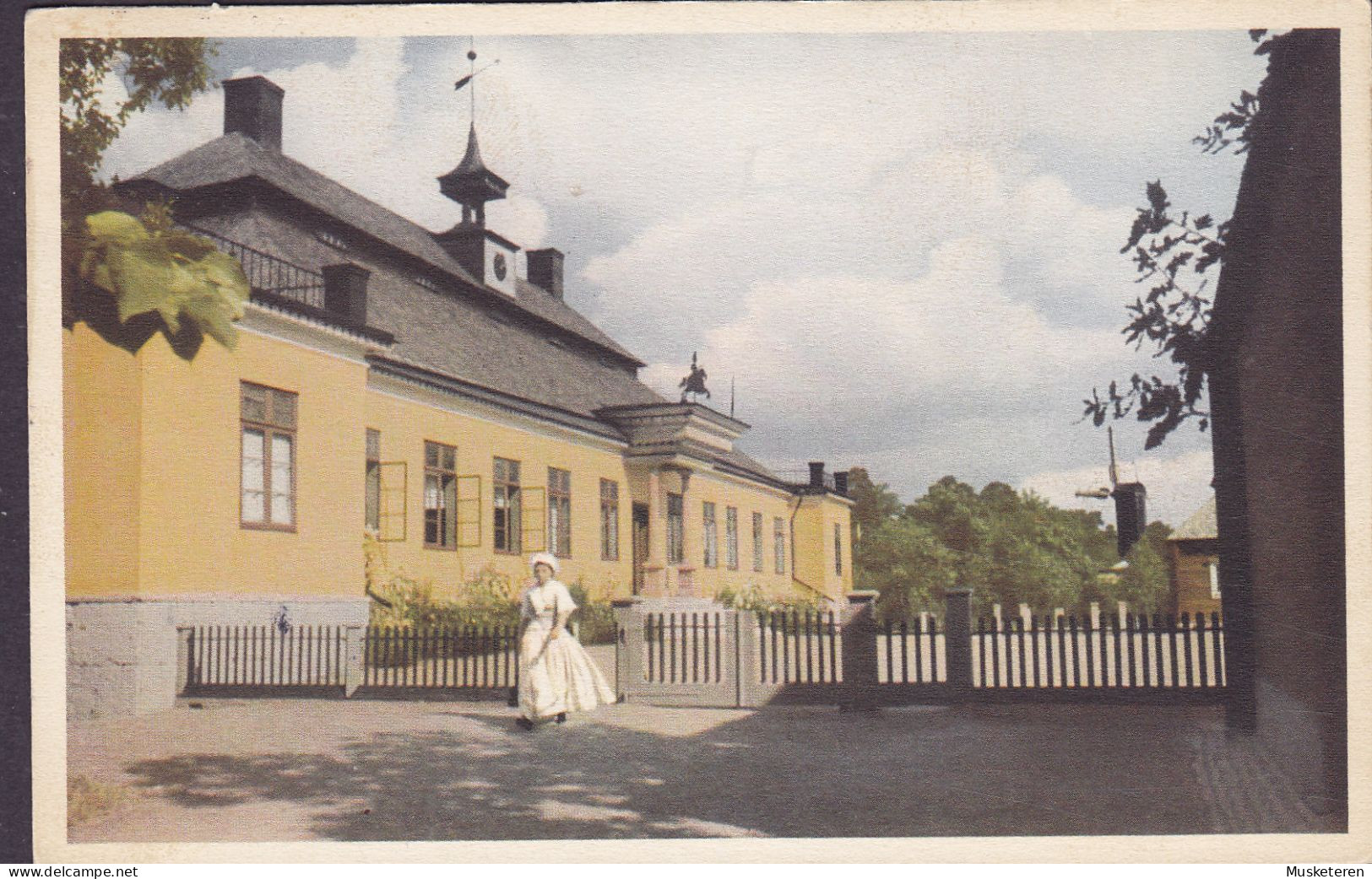 Sweden PPC Skansen, Stockholm Skagoholms Herrgård. Sago-konst (Railway Cds.) STOCKHOLM LBR 1943 KIMSTAD Skytte-Rörelsen - Sweden