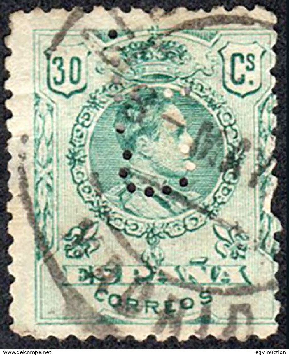 Madrid - Perforado - Edi O 275 - "CL" (Banco) - Used Stamps