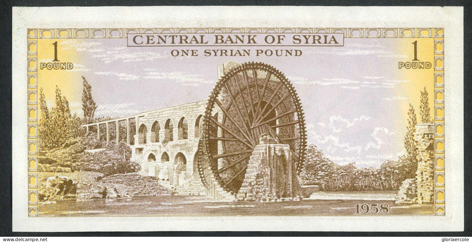 P3049/50 - SYRIA PICK NR. 26 ONE SYRIAN POUND UNC. CONSECUTIVE NUMBERS - Altri – Asia