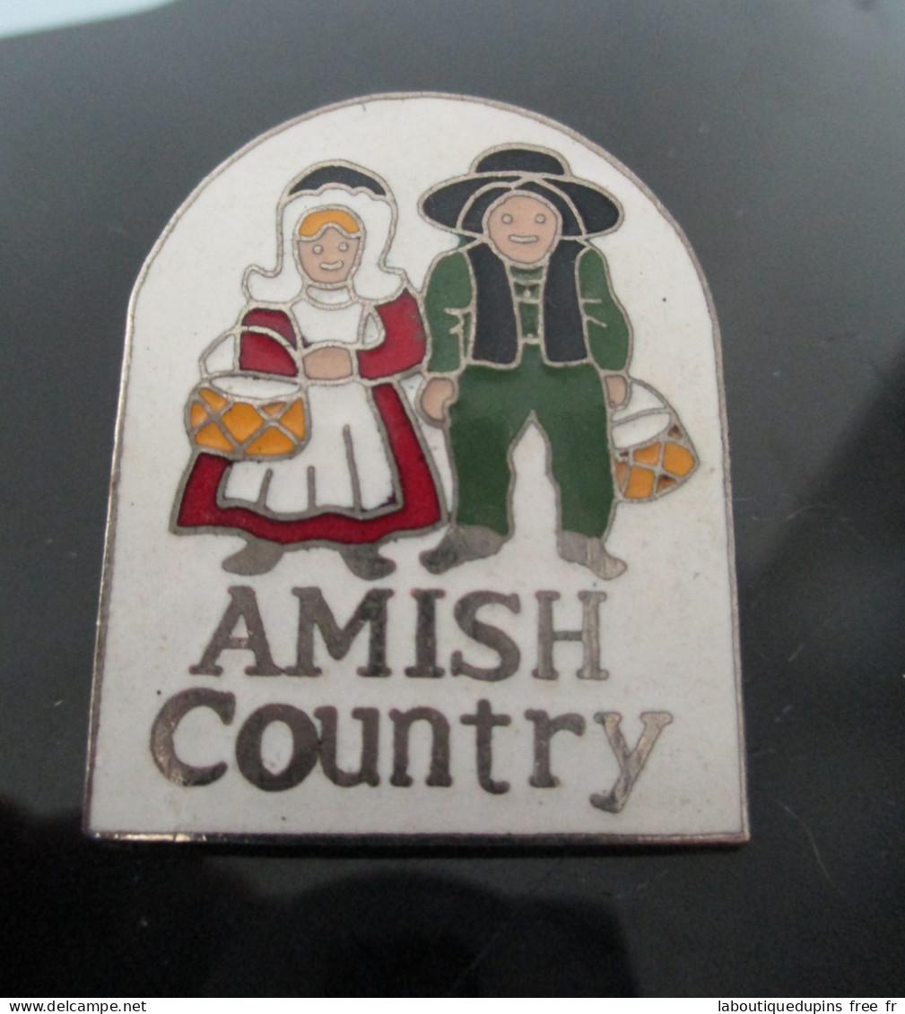 Pin's Lot 005 -- Amish Country -- Exclusif Sur Delcampe - Personnes Célèbres