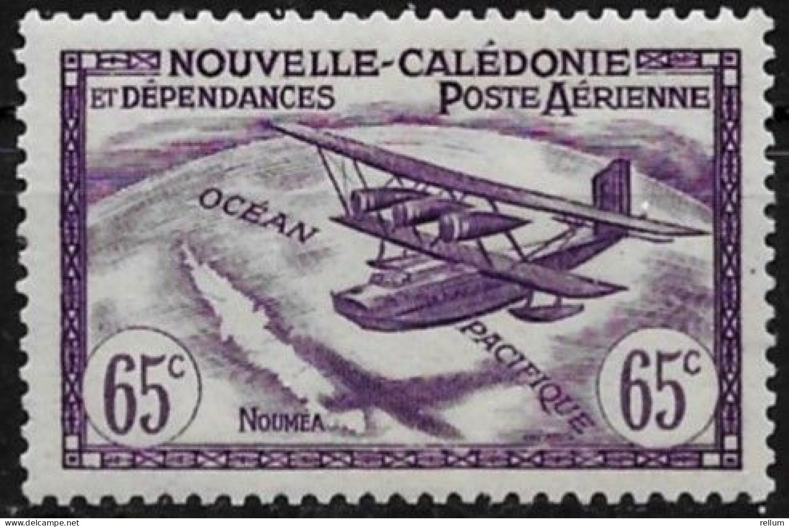 Nouvelle Calédonie 1942 - Yvert N° PA 39 - Michel N° 289 * - Ungebraucht