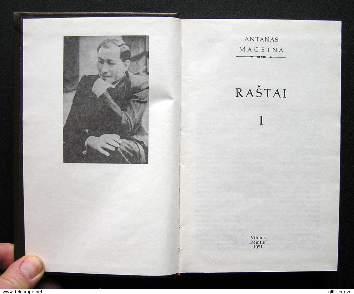 Lithuanian Book / Raštai (I Tomas) By Maceina 1991 - Cultura